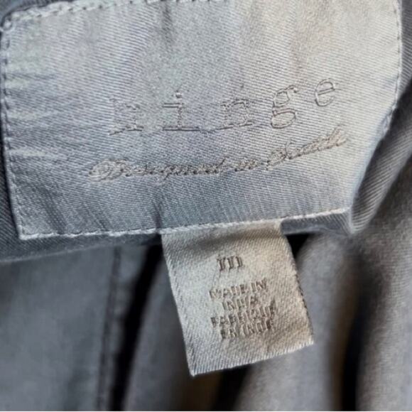 Hinge Utility Jacket Womens Size M Navy Wash Slate Blue Military Lightweight - Picture 9 of 10